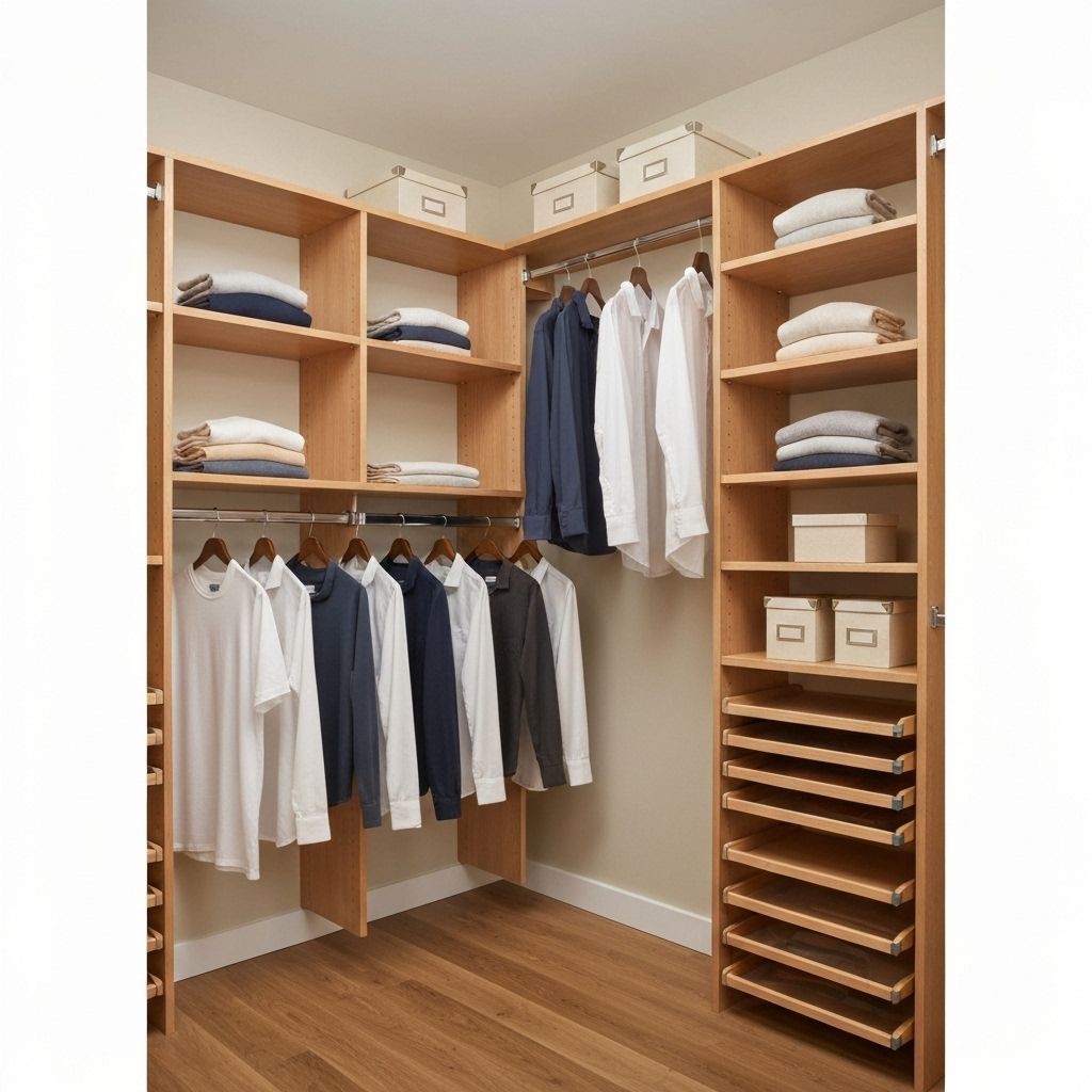 Reach-in Closets organization system